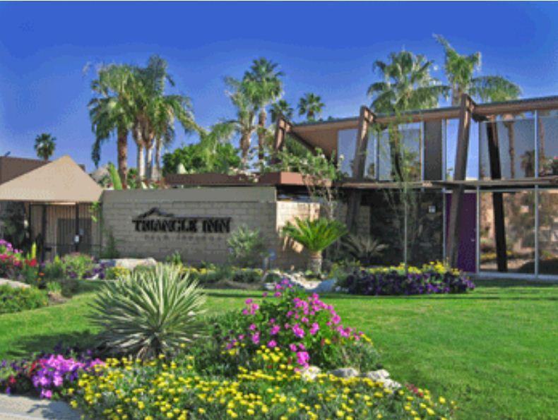Triangle Inn Clothing Optional Resort For Men Palm Springs Exteriör bild