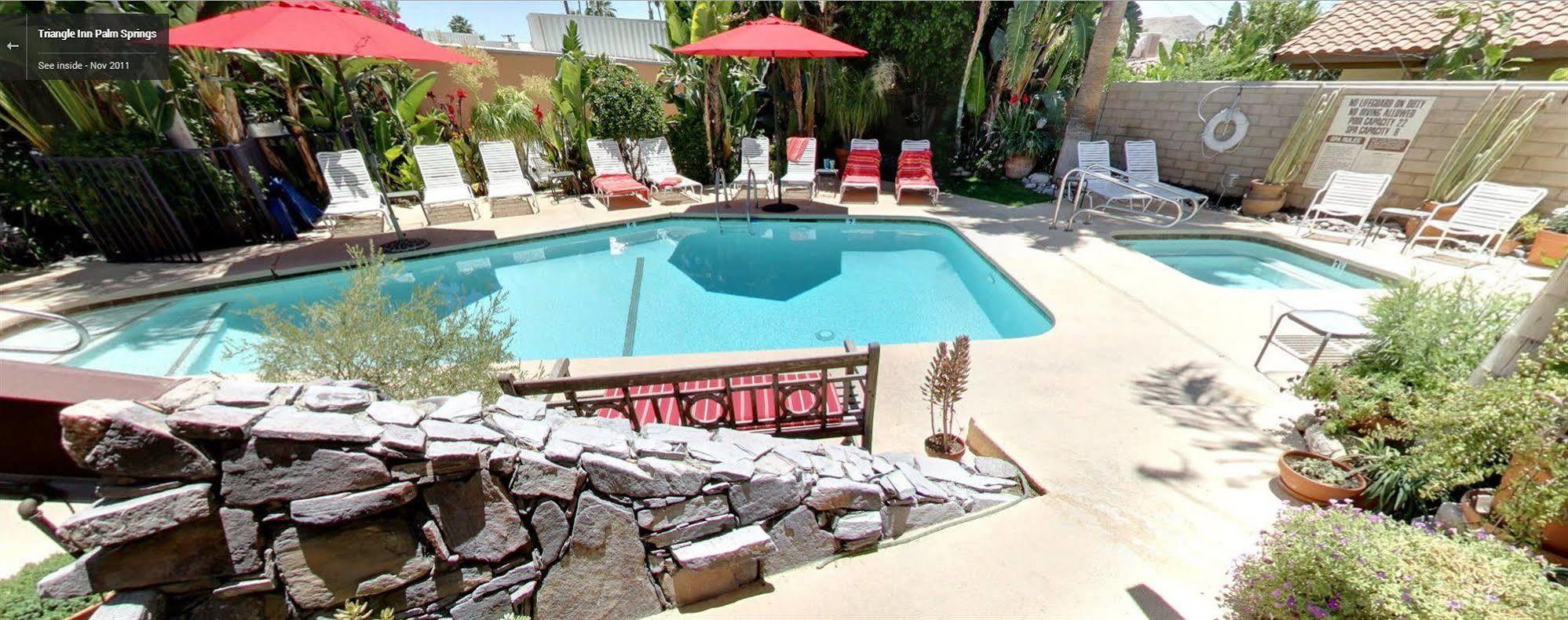 Triangle Inn Clothing Optional Resort For Men Palm Springs Exteriör bild